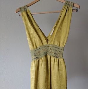 Silk/lace Kimchi Blue top